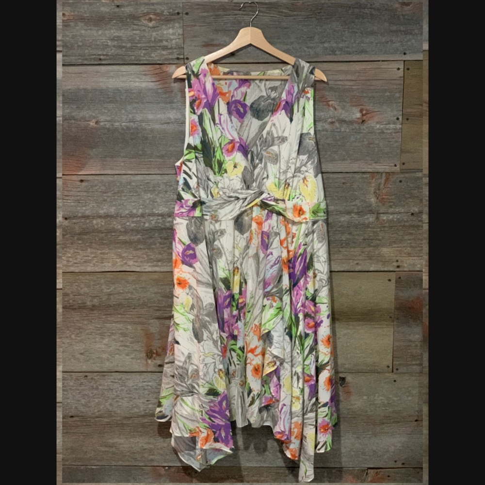 Lane Bryant Floral Butterfly Dress